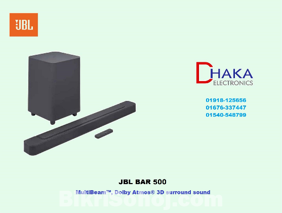 JBL Bar 500 Dolby Atmos Multibeam 5.1 Soundbar